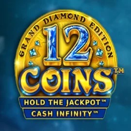 Official Slots logo: 12 Coins Grand Diamond Edition by Wazdan at Casea Casino