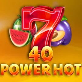 40 Power Hot online game logo by Amusnet Interactive on caseaacasino.com