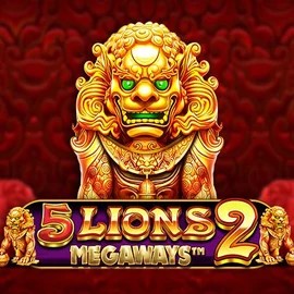 5 Lions Megaways 2 slot visual from Pragmatic Play available on caseaacasino.com