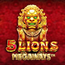 Official Slots logo: 5 Lions Megaways by Pragmatic Play at Casea Casino