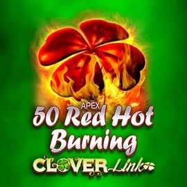 50 Red Hot Burning Clover Links game by Novomatic – logo hosted on Casea Casino