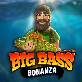 Big Bass Bonanza slot logo by Pragmatic Play at Casea Casino