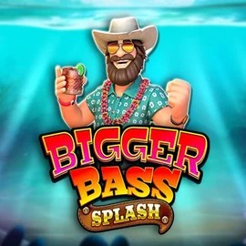 Bigger Bass Splash slot logo by Pragmatic Play at Casea Casino