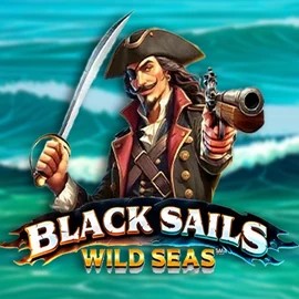 Black Sails Wild Seas online game logo by Infinity Dragon Studios on caseaacasino.com