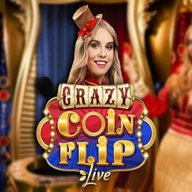 Crazy Coin Flip slot icon by Evolution, available at Casea Casino