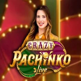 Live Casino logo of Crazy Pachinko from Evolution at Casea Casino
