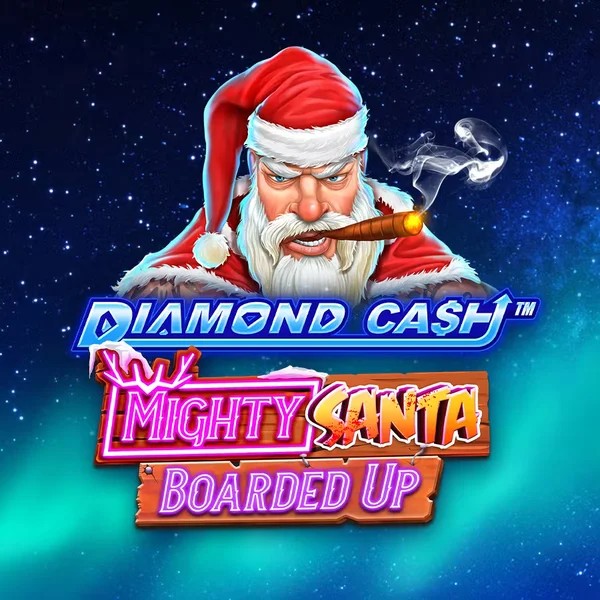 Diamond Cash Mighty Santa Boarded Up – slot by Greentube, featured at caseaacasino.com