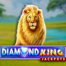 Try Diamond King Jackpots slot by SpinPlay Games on caseaacasino.com – logo image