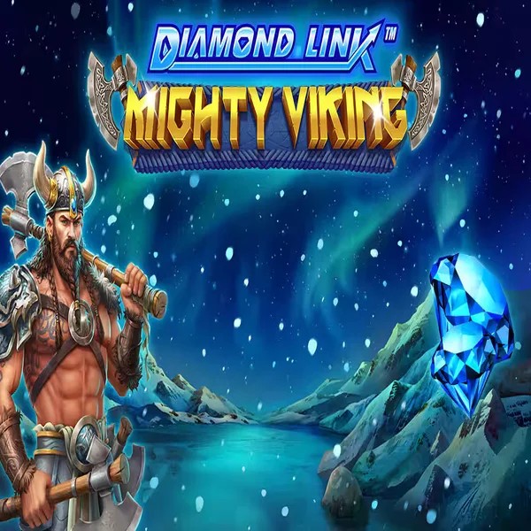 Diamond Link Mighty Viking by Greentube, showcased at caseaacasino.com – game logo