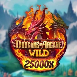 Dragons of Arcane Wild by Foxium, showcased at caseaacasino.com – game logo