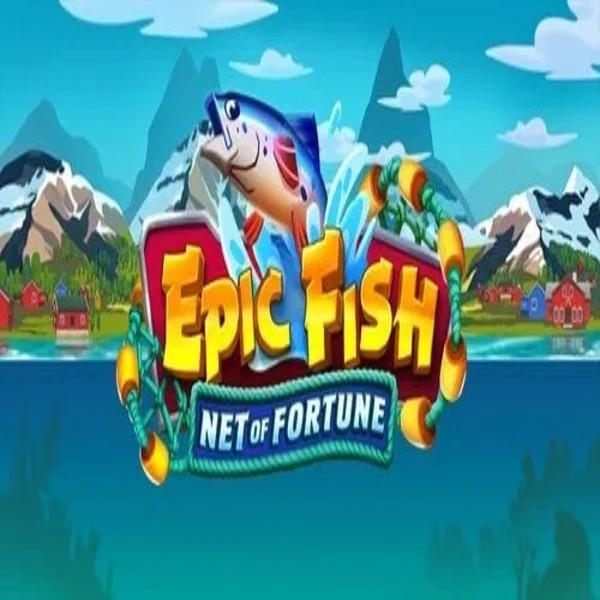 Epic Fish Net of Fortune by Quickspin, showcased at caseaacasino.com – game logo