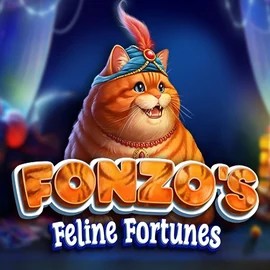 Fonzos Feline Fortunes online game logo by Pragmatic Play on caseaacasino.com