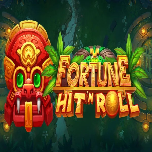 Fortune Hit'n Roll online game logo by Pragmatic Play on caseaacasino.com