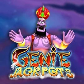 Enjoy Genie Jackpots by Blueprint Gaming – logo hosted on caseaacasino.com