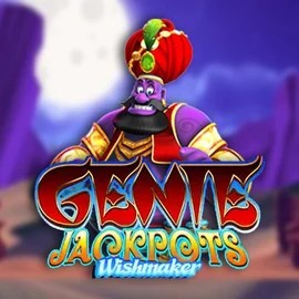 Genie Jackpots Wishmaker online game logo by Blueprint Gaming on caseaacasino.com
