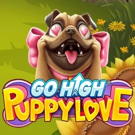Go High Puppy Love logo by RubyPlay at Casea Casino