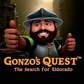 Gonzo's Quest slot visual from NetEnt available on caseaacasino.com
