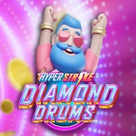 Hyper Strike Diamond Drums logo by Gameburger Studios Casea Casino