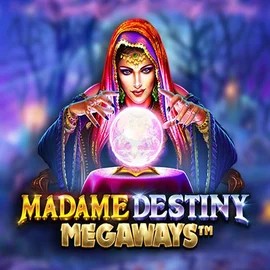 Madame Destiny Megaways logo by Pragmatic Play Casea Casino