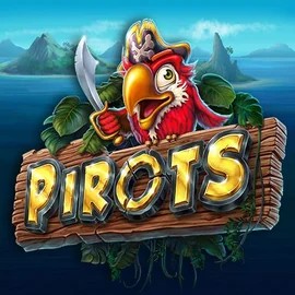 Pirots slot logo by ELK Studios at Casea Casino