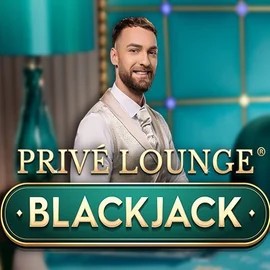 Privé Lounge Blackjack online game logo by Pragmatic Play on caseaacasino.com