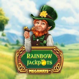 Rainbow Jackpots Megaways game by Red Tiger Gaming – logo hosted on Casea Casino