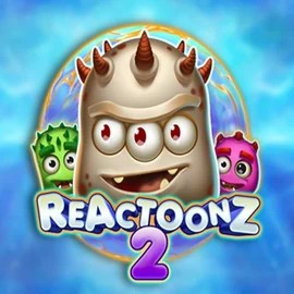 Official Slots logo: Reactoonz 2 by Play'n GO at Casea Casino