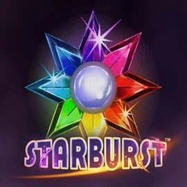 Starburst slot logo by NetEnt at Casea Casino